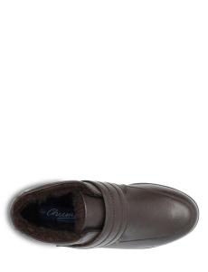 Кожаные ботинки с сенсорной застежкой очень широкой посадки Chums, коричневый