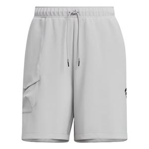 Футуристичные джоггеры-шорты Casual Unisex Light Gray Adidas, светло-серый