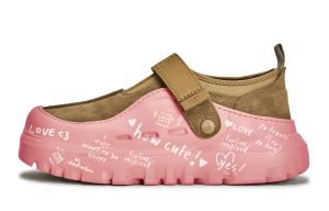 PeakMod Lowcut 811 Manufacturing, Graffiti Journal Low top повседневные мужские туфли chestnut red brown UGG, розовый