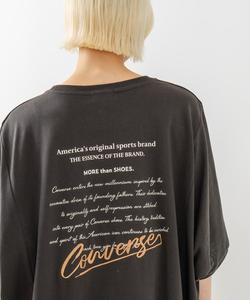 Футболка оверсайз CONVERSE, черный