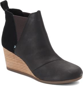 Женские ботильоны TOMS Kelsey, Black Leather/Suede