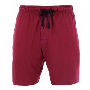 Мужская трикотажная пижама Lounge Short для больших и высоких с боковыми карманами Hanes, цвет zinfandel red