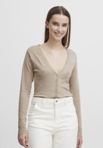 Кардиган b.young BYMMPIMBA VNECK, цвет cement melange