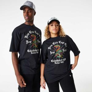 Футболка BRANDED NEW YORK GRAPHIC OVERSIZED T-SHIRT New Era, цвет Schwarz