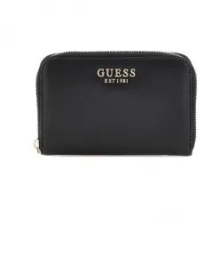 Кошелек Laurel среднего размера на молнии Guess, черный