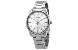 CITIZEN Часы Quartz Movement Stainless Steel Strap Watch Men's Watch White Dial BI1030 53A, White Dial