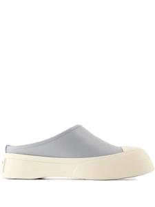 Кожаные кроссовки Marni, синий