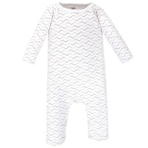 Комбинезон из органического хлопка Touched by Nature, 3 шт., Marching Elephant Touched by Nature, белый