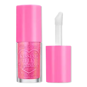 Увлажняющий блеск для губ Kissing Jelly Too Faced, Bubblegum (pink with gold shimmer)