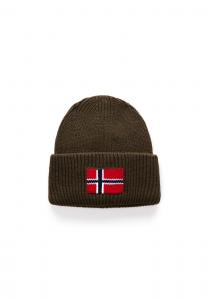 Шапка Napapijri Beanie, Tea Leaf Ga/Khaki
