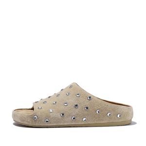 Тапочки-слайды женские с противоскользящей подошвой BELLALILY, Milk Tea