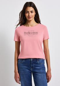 Футболка с принтом MIT FOLIENWORDING Street One, розовый