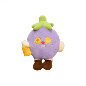 Мягкая игрушка в виде овощей грибов и баклажанов высотой 30 см Bitter purchase