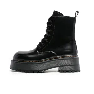 Earl Cat Ботинки Martin женские, черно-коричневые