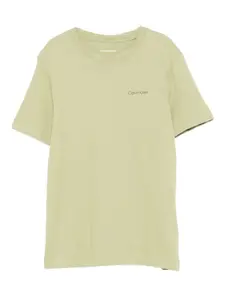 Футболка с логотипом Calvin Klein Kids, зеленый