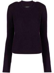 ISABEL MARANT джемпер с круглым вырезом, фиолетовый