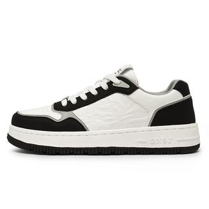 Легкие и дышащие низкие скейтбордские кроссовки мужские G.N.SHIJIA, черно-белые