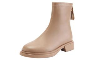 Ботинки женские PT'SON молочный чай/черный/молочный чай утеплитель пух/черный утеплитель пух, молочный чай (утеплитель пух)