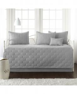 Комплект постельного белья Brickhouse Farmhouse из 3 предметов (стеганое одеяло, кушетка) Southshore Fine Linens, серый