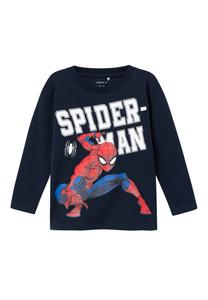 Топ с длинными рукавами NMMNAZA SPIDERMAN Name it, цвет dark sapphire