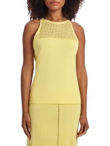 Свитер открытой вязки Compass Capsule 121, желтый