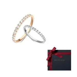 Кольцо Daniel Wellington Alloy унисекс DW/DanielWellington, розовое золото/серебряный