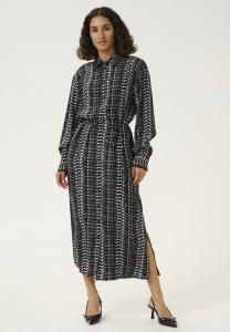 Платье Kaffe Shirt dress, Black White Elephant Graphic/Black