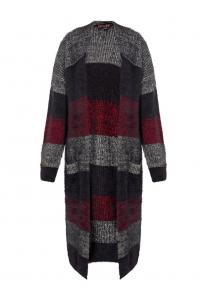 Кардиган myMo ROCKS Cardigan, Schwarz Mehrfarbig/Black