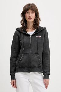 Хлопковая толстовка Guess Jeans, серый