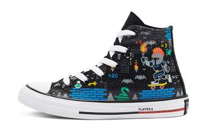 Кеды Converse Chuck Taylor All Star High GS 'Gamer - Knights And Skeletons'