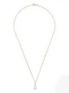 Жемчужное ожерелье из восемнадцатикаратного золота Wouters & Hendrix Gold, золотой