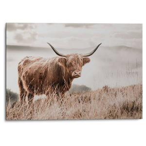 Металлическая картина PLATINUM Hochland Rind, коричневый