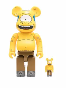 Набор фигурок the simpsons cyclops be@rbrick 100% and 400%, 28х16 см, Medicom Toy, желтый