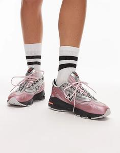 Кроссовки унисекс New Balance M1000 розового и серебристого цветов