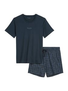 Короткая пижама Marc O'Polo  Mix N Match Cotton, темно-синий