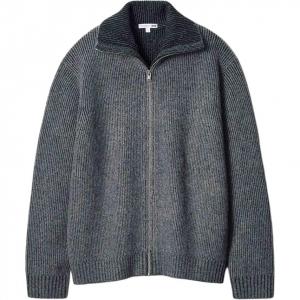 Jw Anderson x JWANDERSON совместный джемпер мужской asphalt gray UNIQLO, серый