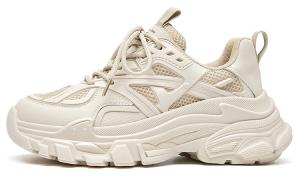 Амортизирующие противоскользящие износостойкие низкие массивные кроссовки Unisex Beau Today, Black Warrior