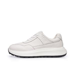 LAORENTOU Мужские белые кеды низкие, цвет White