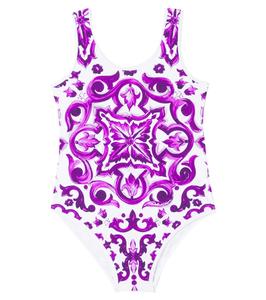 Купальник Majolica Dolce&Gabbana Kids, Maiolica 1 Viola