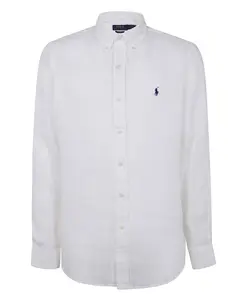 Спортивная рубашка с длинными рукавами Polo Ralph Lauren, белый