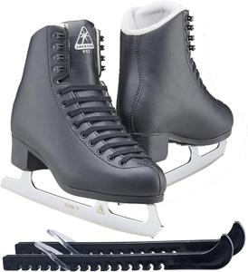 Фигурные коньки Jackson Ultima для мужчин и мальчиков, черного цвета, комплект с защитой, Black