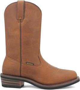 Мужские ботинки Dan Post Las Cruces 30 см водонепроницаемые с композитным носком - черные