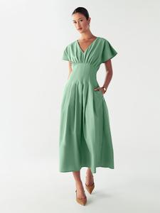 Платье Willa JUNE MIDI DRESS, зеленый