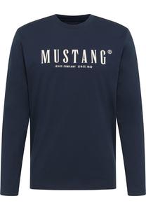MUSTANG Футболка 'Asheville' в синем цвете
