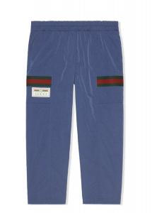 Детские спортивные штаны Gucci, темно-синий
