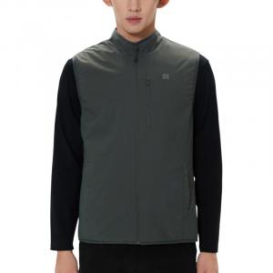 Мужской жилет с воротником-стойкой, средней жесткости, другие Kolon Sport, темный зеленый