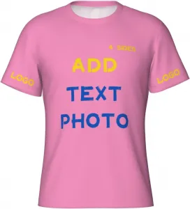 Футболка Custom с принтом на 4 сторонах