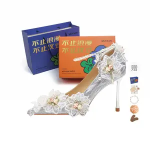 Женские туфли на тонком каблуке, серебристые WOXXXN, Silver 6Cm[Gift Box Set](Gift Included)