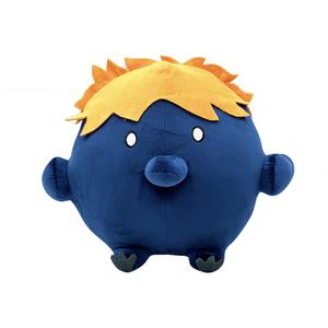 Shangjia Плюшевая игрушка круглая сова и маленькая синяя птица плюшевая кукла высота 30см