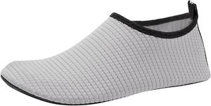 Водные туфли Легкие Дышащие Низкие Кроссовки Быстросохнущие Босоножки Без Шнурков для Пляжа, Бассейна, Плавания, Рек, Йоги, Спорта Generic, серый